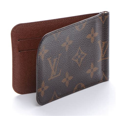 louis vuitton card wallet with money clip|louis vuitton wallet billfold.